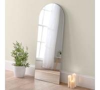 Yearn Minimal Large Floor Arch Mirror Silver 150X60Cm