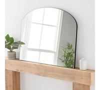 Yearn Minimal Plain Mantle Mirror Black 91(W) X 69Cm(H)