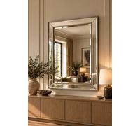 Yearn Mirrors Angled Wall Mirror Champagne 95X120.5Cm In Metallic Silver Metallic Silver