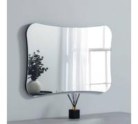 Yearn Mirrors Barnsbury Frameless Black Organic Mirror 120X80Cm Black One Size