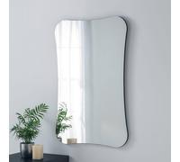 Yearn Mirrors Barnsbury Frameless Black Organic Mirror 90X60Cm Black One Size