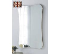 Yearn Mirrors Barnsbury Frameless Gold Mirror 90X60Cm Gold