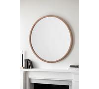 Round Solid Oak Wall Mirror Yearn Mirrors Natural One Size