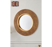 Bobble round mirror Gold - Gold