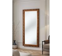 Yearn Mirrors Carved Framed Bevelled Full Length Mirror Gold 169X77Cm Gold One Size