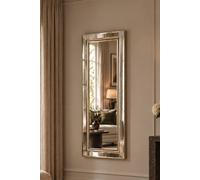 Yearn Mirrors Champagne Framed Bevelled Mirror 136X45.5Cm In Silver Silver