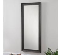 Yearn Mirrors Charcoal Grey Scooped Framed Mirror 167.5X76Cm Grey One Size
