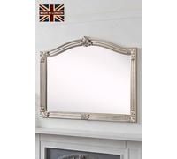 Yearn Mirrors Classic Arched Mantle Mirror Silver 130(W)X89Cm(H) Silver One Size
