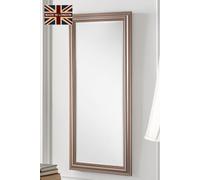 Yearn Mirrors Classic Champagne Beaded Mirror 169x77.5cm in Silver | Size: 169x77.5 cm Yearn Mirrors Silver 169x77.5 cm