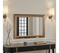 Yearn Mirrors Classic Champagne Framed Bevelled Wall Mirror In Gold Gold One Size