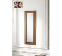 Yearn Mirrors Classic Gold Beaded Mirror 131X47Cm Gold One Size