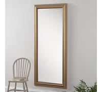 Yearn Mirrors Classic Gold Beaded Mirror 169X77.5Cm Gold One Size