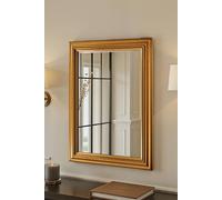 Yearn Mirrors Contemporary Gold Framed Bevelled Mirror Yearn Mirrors Gold