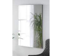 Yearn Mirrors Contemporary Rectangular Plain Wall Mirror In Black Black One Size