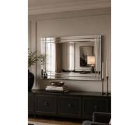 Yearn Mirrors Double Bevelled Wall Mirror 120X80Cm In Clear Clear