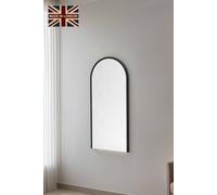 Yearn Mirrors Endless Arched Black Wall Mirror Yearn Mirrors Black