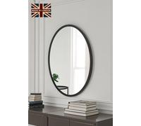 Yearn Mirrors Eternity Contemporary Black Oval Mirror Yearn Mirrors Black