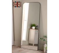 Yearn Mirrors Extra Large Black Curved corner Mirror 180x80cm | Size: 180x80 cm Yearn Mirrors Black 180x80 cm