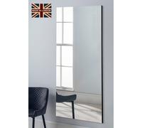 Yearn Mirrors Extra Large Oversized Full Length Rectangular Mirror in Black Yearn Mirrors Black