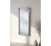 Yearn Mirrors French Style Carved Full Length Mirror Silver, Silver