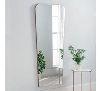 Yearn Mirrors Irregular Frameless Gold Full Length Mirror 168X76Cm, Gold