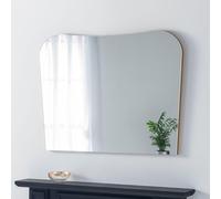 Irregular Frameless Gold Overmantle Mirror 106(w)x78cm(h) Yearn Mirrors Gold One Size