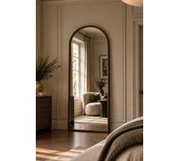 Yearn Mirrors Kimpton Arched Walnut Full Length Mirror Walnut