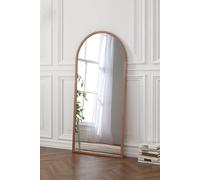 Yearn Mirrors Kimpton Oak Full Length Arched Wall Mirror In Natural Natural