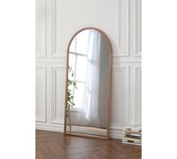 Yearn Mirrors Kimpton Oak Full Length Arched Wall Mirror in Natural Yearn Mirrors Natural