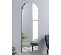 Yearn Mirrors Large Contemporary Arched Mirror In Black Black One Size