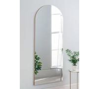 Large Contemporary Arched Mirror Yearn Mirrors Gold One Size