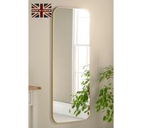 Yearn Mirrors Large Full Length Gold Radius Corner Mirror 150x60cm | Size: 150x60 cm Yearn Mirrors Gold 150x60 cm