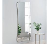 Yearn Mirrors Large Full Length Irregular Curved Mirror In Gold Gold One Size