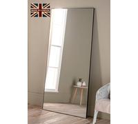 Yearn Mirrors Large Full Length Minimal Mirror Black 180x110cm | Size: 180x110 cm Yearn Mirrors Black 180x110 cm