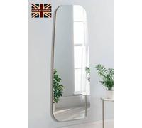 Yearn Mirrors Large Full Length Organic Pebble Mirror In Gold Gold One Size