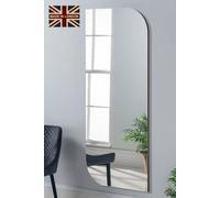 Yearn Mirrors Large Irregular Full Length Mirror In Black Black One Size
