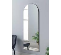 Yearn Arched Full Length Wall Mirror Black