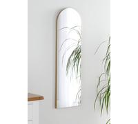 Yearn Gold Arched Narrow Mirror 100 x 30cm - Wilko