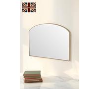 Yearn Mirrors Minimal Arched Mirror Gold 71(W) X 49Cm(H) Gold