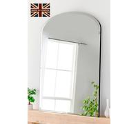 Minimal Bevelled Mantle Mirror Black 91(w) x 120cm(h) Yearn Mirrors Black One Size