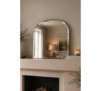 Yearn Mirrors Minimal Bevelled Mantle Mirror Black 91(W) X 69Cm(H) Black