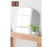 Yearn Mirrors Minimal Bevelled Mantle Mirror Silver 91(w) x 69cm(h) Yearn Mirrors Silver