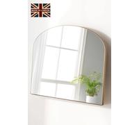 Yearn Mirrors Minimal Plain Mantle Mirror Gold 91(W) X 69Cm(H) Gold One Size