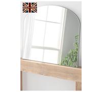 Yearn Mirrors Minimal Plain Mantle Mirror Silver 91(W) X 69Cm(H) Silver