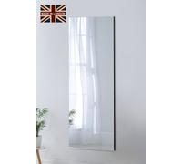 Yearn Mirrors Narrow Contemporary Wall Mirror In Black Black One Size