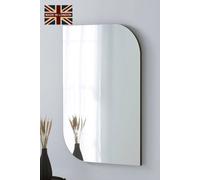 Yearn Mirrors Newington Frameless Black Organic Mirror 90X60Cm Black One Size