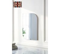 Yearn Mirrors Newington Frameless Gold Mirror 90X60Cm Gold One Size