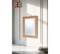 Yearn Mirrors Oak Effect Framed Wall Mirror 68x93.5cm in Natural | Size: 68x93.5 cm Yearn Mirrors Natural 68x93.5 cm