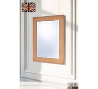 Yearn Mirrors Oak Effect Framed Wall Mirror 75.5X103.5Cm In Natural Natural