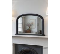 Yearn Mirrors Overmantle Arched Contemporary Mirror Black 112(W)X77Cm(H) Black